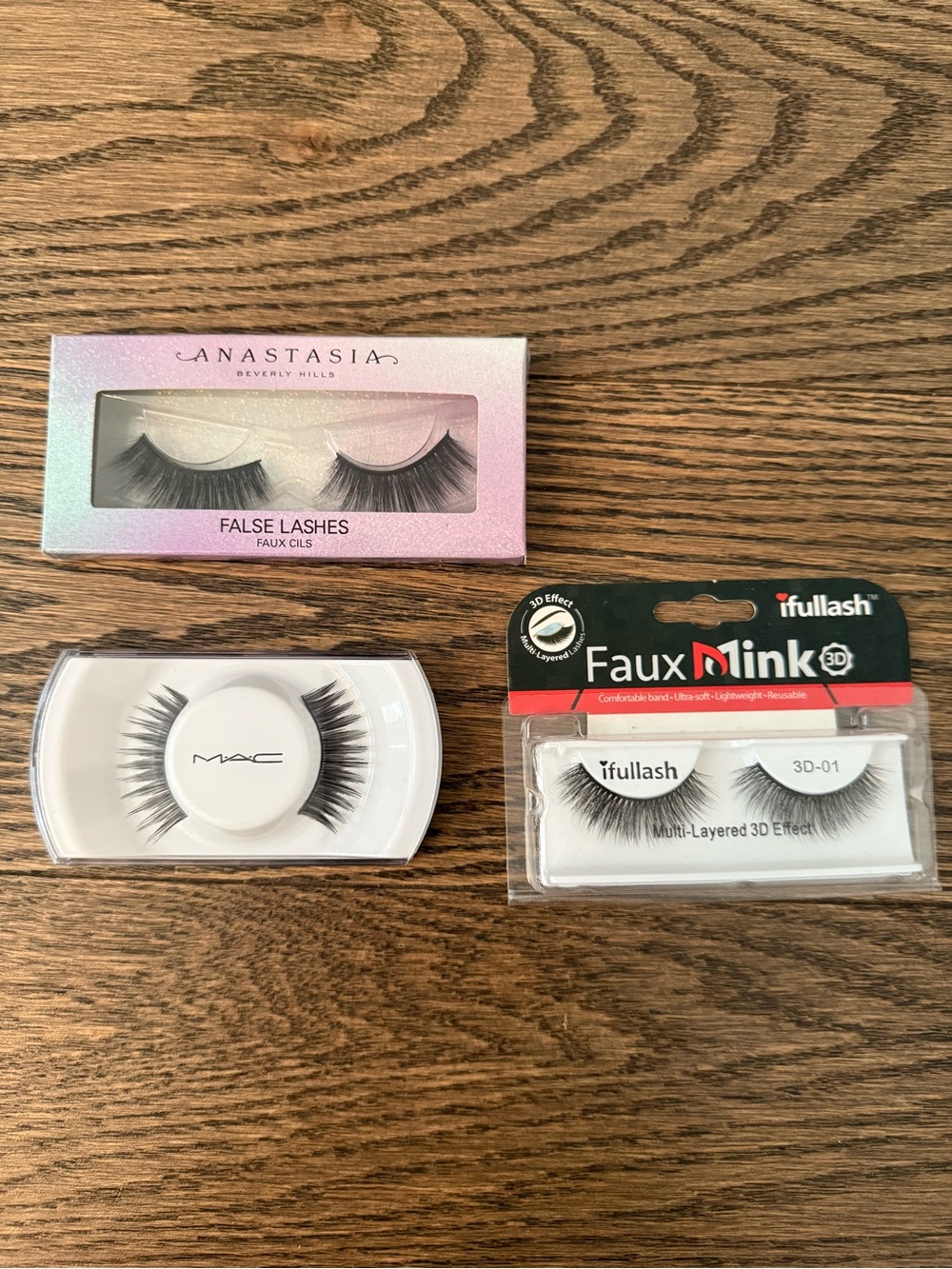 False Lash Bundle - Anastasia Beverly Hills, MAC, Mink